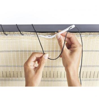 Kit de fixation pour brise-vue tissé à boutonnière, Nortene Fixing Cord 25 m, Fil HDPE