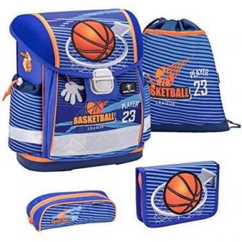 Belmil Schulranzen Set 4-teilig (Basketball)