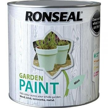 Ronseal RSLGPM25L Garden Paint, Mint, 2.5 Litre