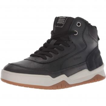 Geox Jungen J Perth Boy C Sneaker, Schwarz