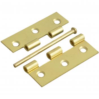 Forge FGEHNGLPBP75 75mm Brass Butt Hinge (2 Pack)