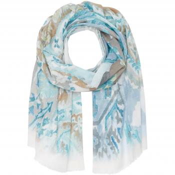 Gil Bret Damen Halstuch 9794/5205, Mehrfarbig (Blau / Grün 8850)