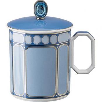 Swarovski x Rosenthal Trinkbecher Blau
