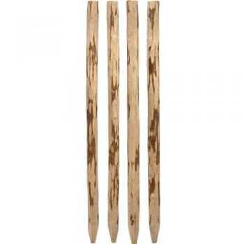 4 Pfosten Holz Staketenzaun