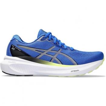 Asics Gel-Kayano 30 Chaussures de Course pour Hommes en Bleu et Jaune, Taille 41,5