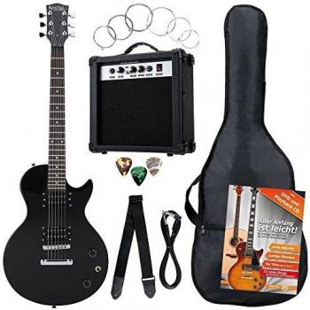 Rocktile Banger's Pack Komplettset E-Gitarre Single Cut Schwarz