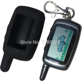 StarLine A9 LCD Remote Control with Silicone Key Body Case