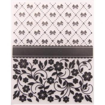 Flower Lace Butterfly Card Making Template