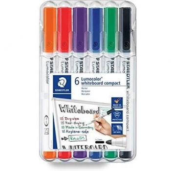 STAEDTLER Lumocolor Whiteboardmarker 6er Set