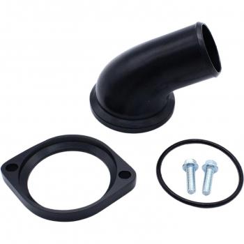 Carcasa de termostato negra, diseño giratorio 45 grados, compatible con LS1 LS2 6.0L ACC