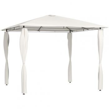Pavillon de patio 3x3x2,6 m Crème 160 g/m²