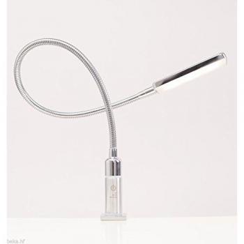 Dimmbare LED Bettleuchte 4W, verchromt, warmweiß, 1er Set