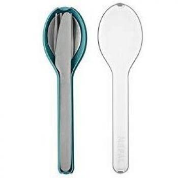 Mepal Besteckset Ellipse – 3 Teile Nordic Green