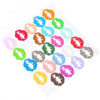 Marqueurs de tasse en silicone, 24 étiquettes à personnaliser