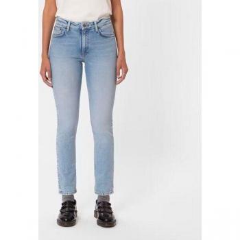 Jeans Nudie Mellow Mae Brillante di Estate Slim