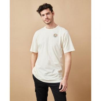 Altonadock Camiseta Vainilla para Hombre con Logo