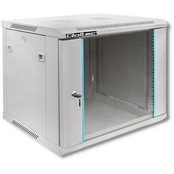 Boîtier Rack Qoltec 19 9U Serrure Acier Gris