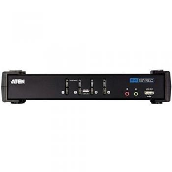 ATEN 4-Port USB DVI KVM Switch with Audio & USB Hub