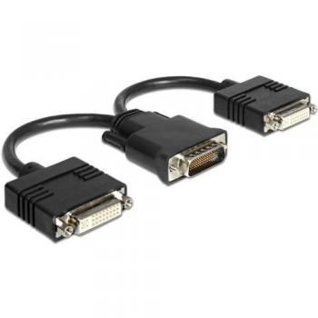 Cavo DMS‑59 a DVI Dual 20 cm Nero – Delock