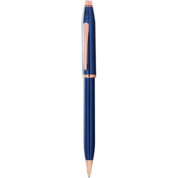 Cross Century II en Laca Azul Cobalt Transparent