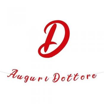 Festone Auguri per Dottore 300 cm