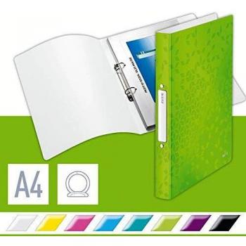 Leitz Ringbuch Wow A4 PP 2 Ringe 25mm grün