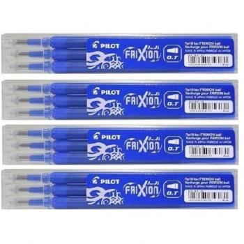Frixion BLS-FR7 Nachfüllmine 0,7 mm, Blau, 4 x 3er Set