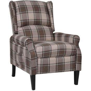 VidaXL Poltrona Reclinabile in Tessuto Beige