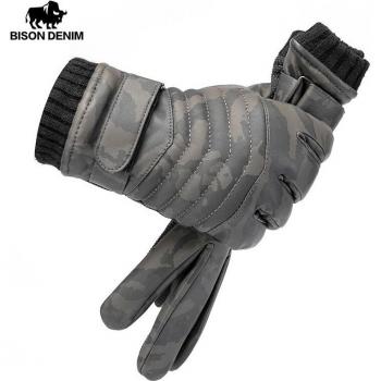 BISON DENIM Warm Autumn Winter Gloves for Men