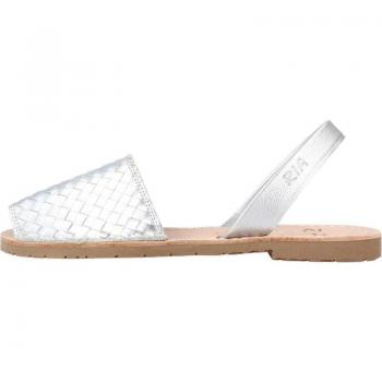 Sandales nu‑pieds femme RIA MENORCA 106087 gris – compensé – boucle de serrage