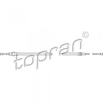 Handbremsseil für VW, AUDI, SKODA TOPRAN 108 333