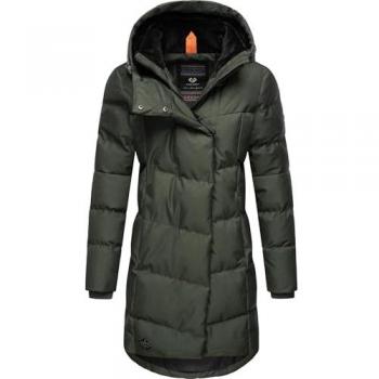Ragwear Damen Winterparka Pavla mit Teddyfutter und Kapuze Größe M