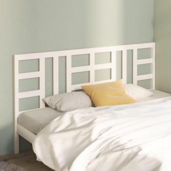 JINLEFU Premium White Bed Headboard 186x4x100 cm