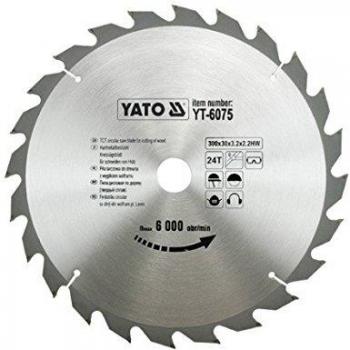 Sierra circular Yato YT-6075 con dientes de carburo