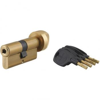 Ottone Surveyor Euro Cylinder 31/31 mm – Anti‑Sfilamento 4 Key Set