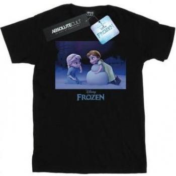 Disney Vrouwenverzamelbare Frozen Sneeuwpoppie Katoen T-Shirt voor Meisjes Leeftijdsgroep 9-11 Jaar