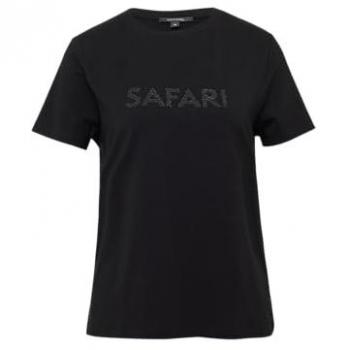 COMMA Damen-Tee Shirt Schwarz | 36 (2166137)