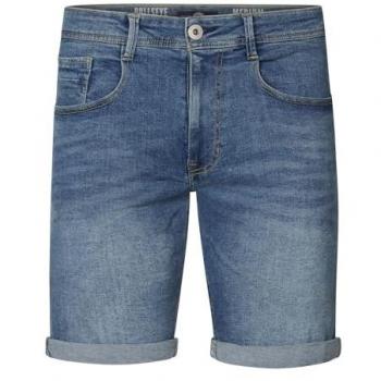 Petrol Industries Herren Jeansshorts Bullseye Slim Fit Vintage Blau