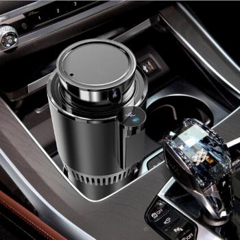 Taza portátil para coche, soporte para latas y copas, 12V 24V