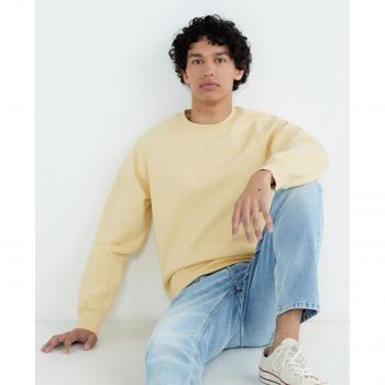 Carhartt WIP sudadera beige para hombre con logo