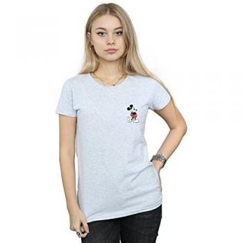 Kickin’ Mickey Mouse Retro Cotton Shirt for Women