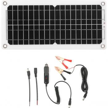 120W 12V IP65 Solarpanel Bausatz mit USB-Ladeanschluss und Laderegler