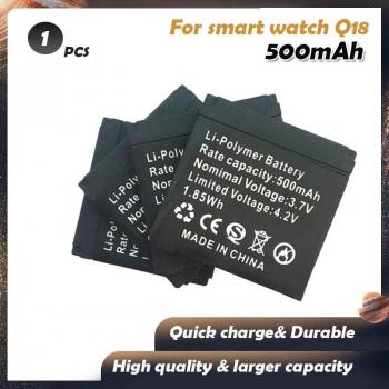 Rechargeable 3.7V 500mAh Li-ion Polymer Battery for Smart Watch Q18