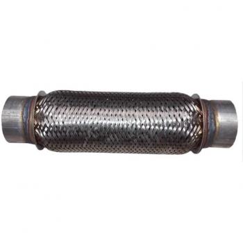 Tubo flexible de escape JMJ 60X200R, diámetro 60 mm, longitud 200 mm, material resistente a altas temperaturas, diseño unión flexible
