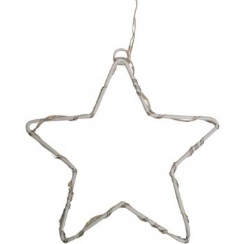 1.2m Warm White LED Star Curtain Lights