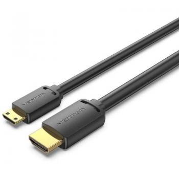 Vention Mini‑HDMI 4K Cable 3 m – Negro