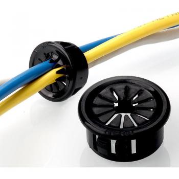 Supports d’organisateur de fils pour table, bouchons antipoussière inclus (10 pièces)