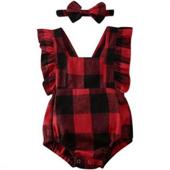 Baby‑Christmas‑Set: Bodysuit + Stirnband (0–18 M)
