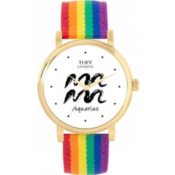 Toff London Women's Zodiac Wristwatch in White
