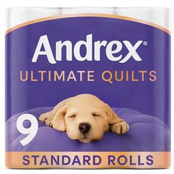 Andrex Supreme Quilts Fragrance-Free 3-Ply Toilet Rolls